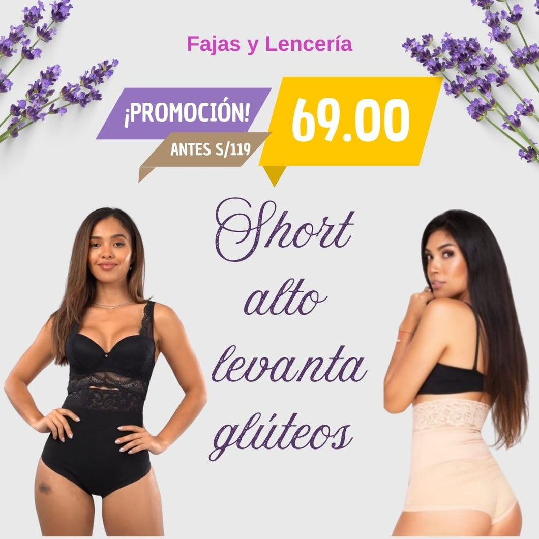 🔥SHORT ALTO LEVANTA GLÚTEOS🔥